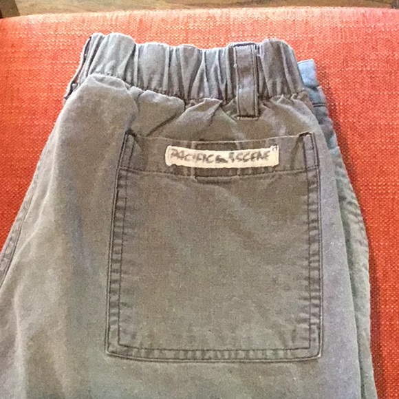 VTG-PACIFIC SCENE Shorts Size 29, Washed BLK Denim - Picture 2 of 7